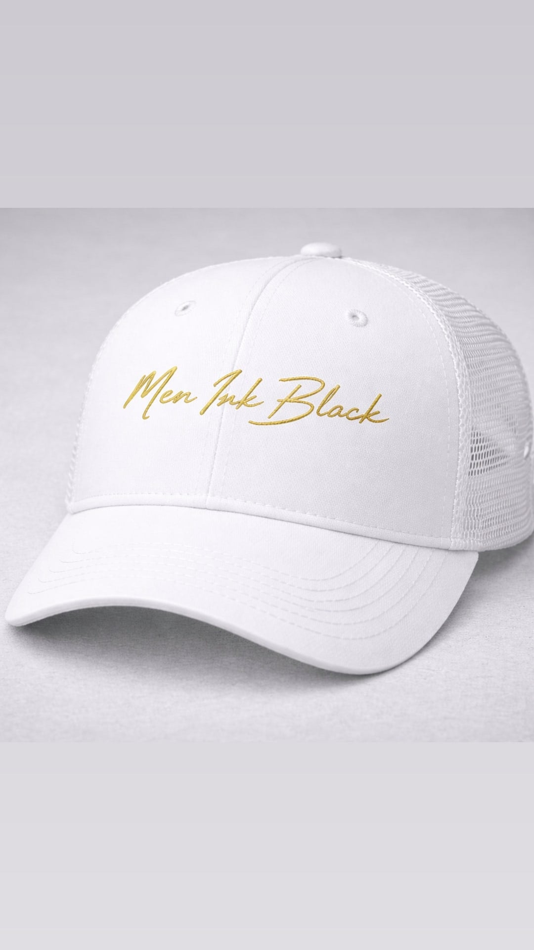 Casquette brodée Men Ink Black